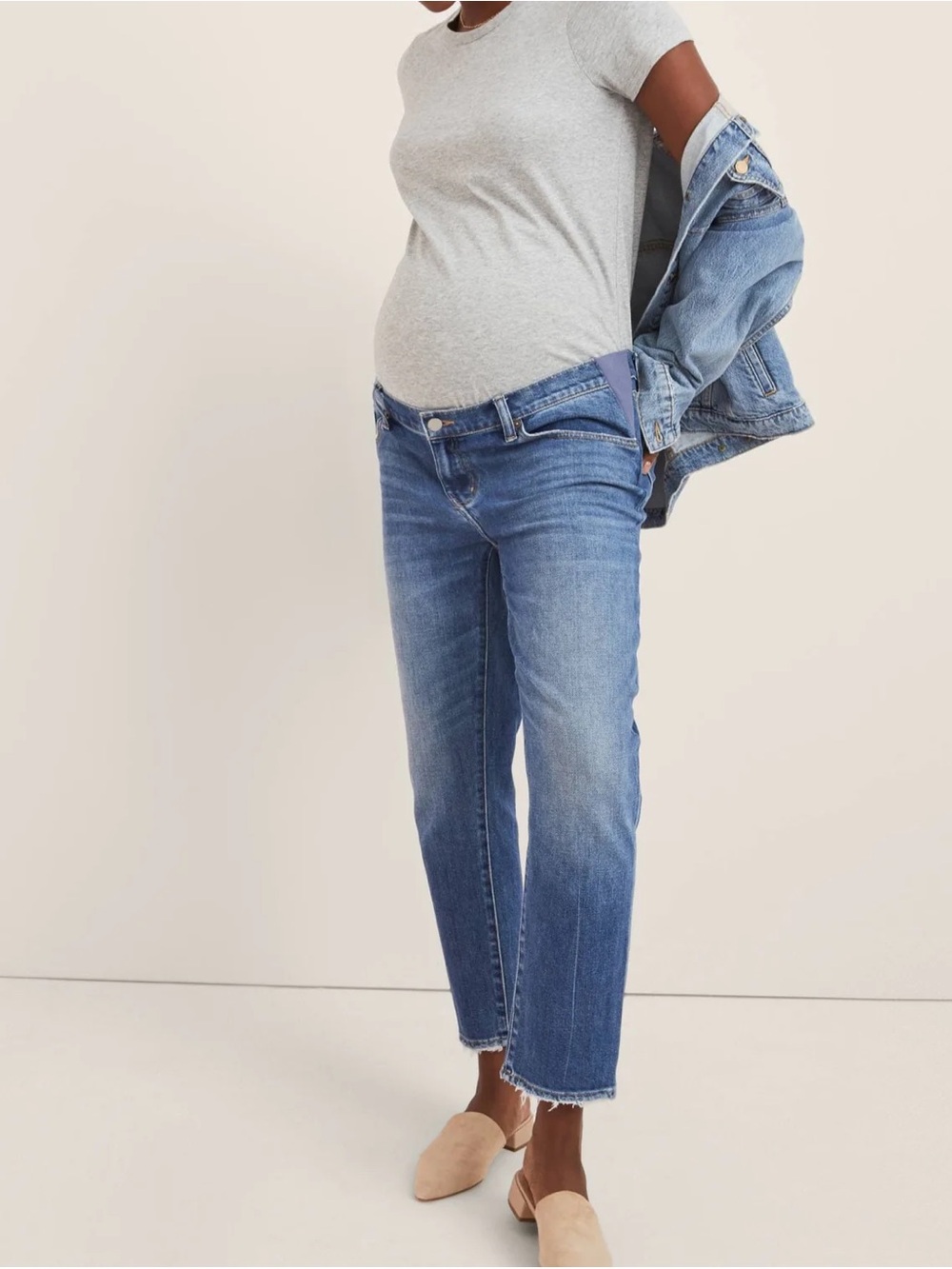 NWT Hatch The Boyfriend Maternity Jean in Indigo— Womens 28